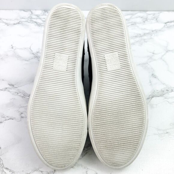 Naturalizer Miranda Nubuck Leather Ankle Bootie 9.5 Black Zip High-Top Sneakers - Picture 6 of 12